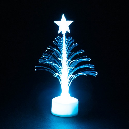 크리스마스이브 소형광섬유트리 장식소품 성탄절나무