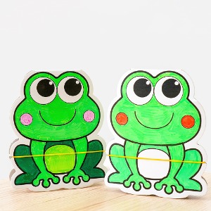 [민화샵] 개구리 한살이 점프 장난감 (북아트 포함)