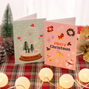 크리스마스카드 성탄절카드만들기 연말감사카드 축하연하장